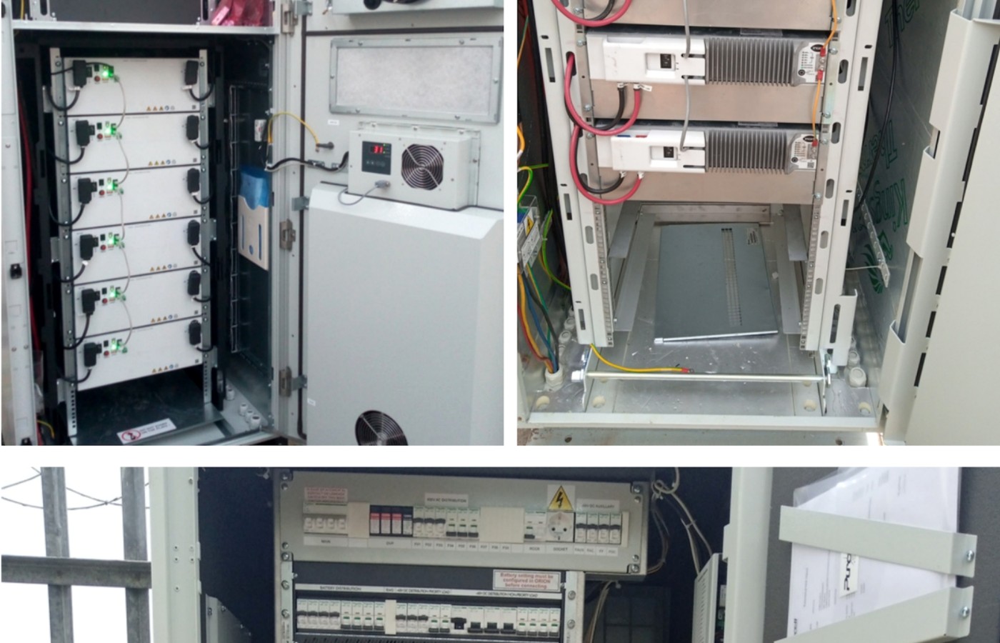 LIB and Rectifier Cabinet Installation